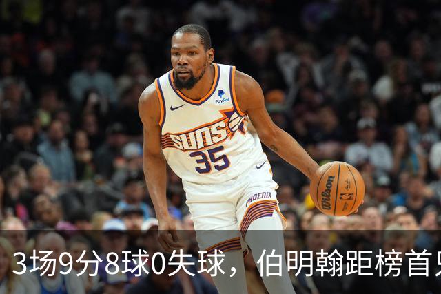 3场9分8球0失球，伯明翰距榜首只差3分